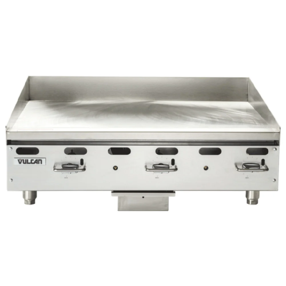 Vulcan VMG48-QS-PLATINUM_LP 48 Inch with Heavy Duty Griddle Gas 4 Burner 108000 BTU