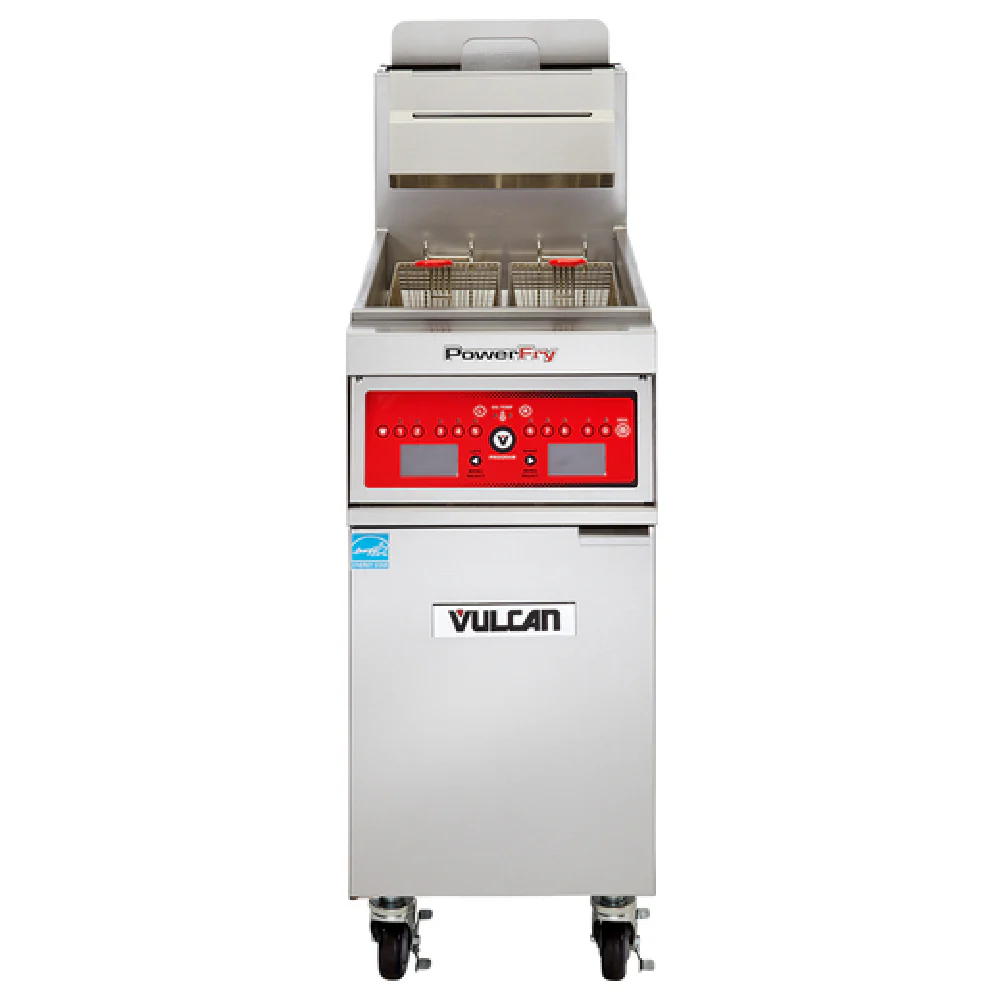 Vulcan VFRY18F_NAT 18 Inch Heavy Duty Gas Deep Fryer with Filter 70,000 BTU Vulcan VFRY18F_NAT 18 Inch Heavy Duty Gas Deep Fryer with Filter 70,000 BTU
