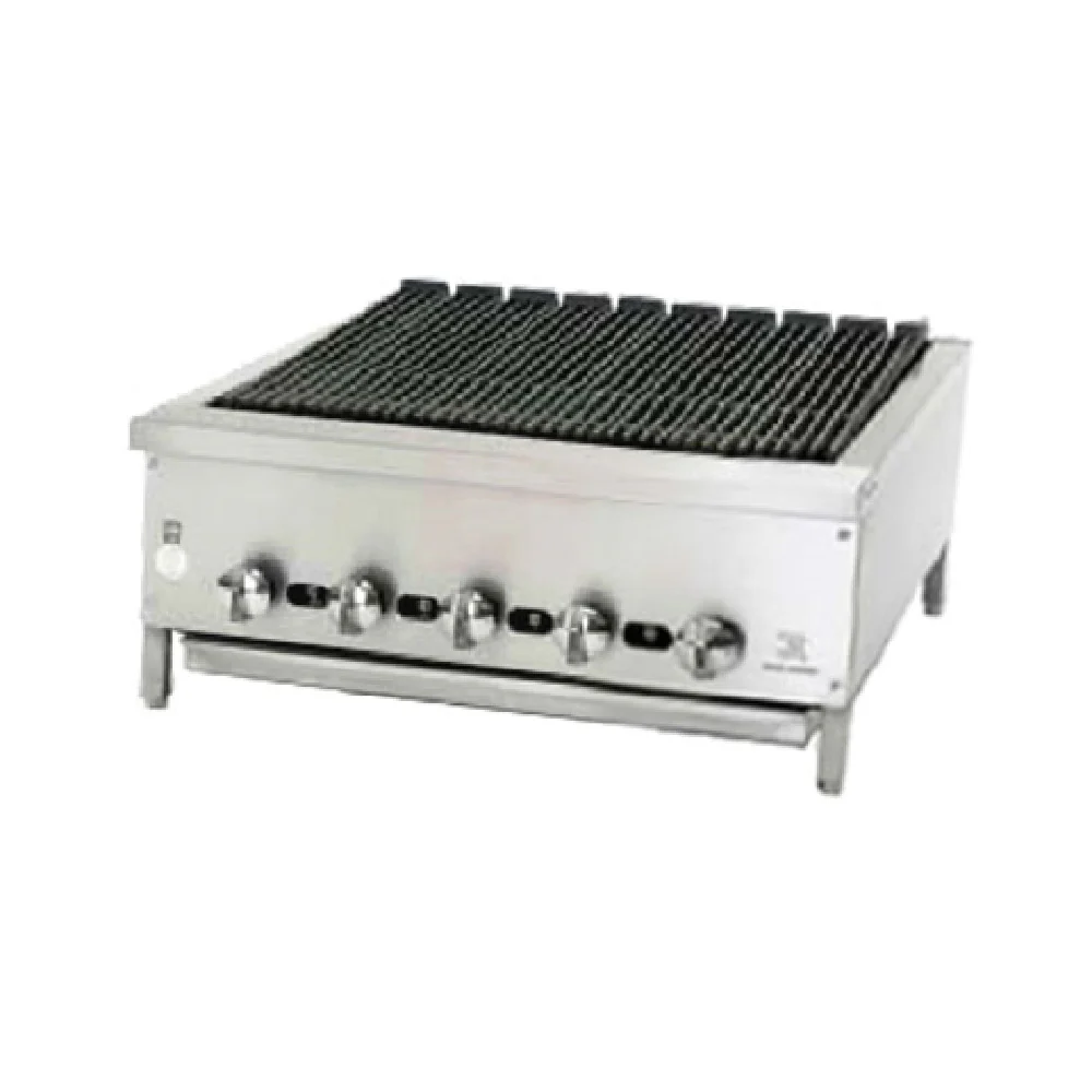Jade Range JB-30_LP 30 Inch Gas Charbroiler with Stainless Steel Radiants 75000 BTU