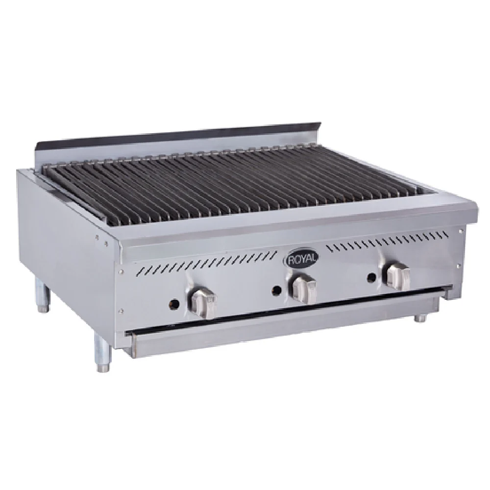 Royal Range Of California RIB-36_NAT Charbroiler Gas Countertop