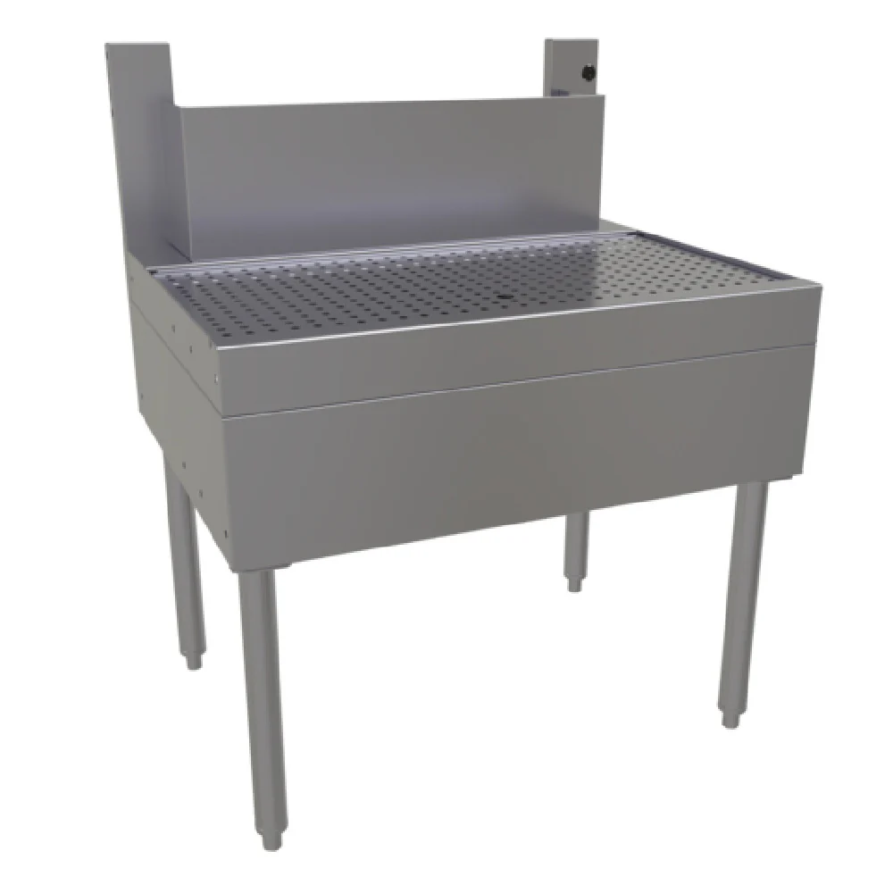 Glastender BDB-30 30 Inch Underbar Beer Drainer Stainless Steel with Tubing Chase Glastender BDB-30 30 Inch Underbar Beer Drainer Stainless Steel with Tubing Chase
