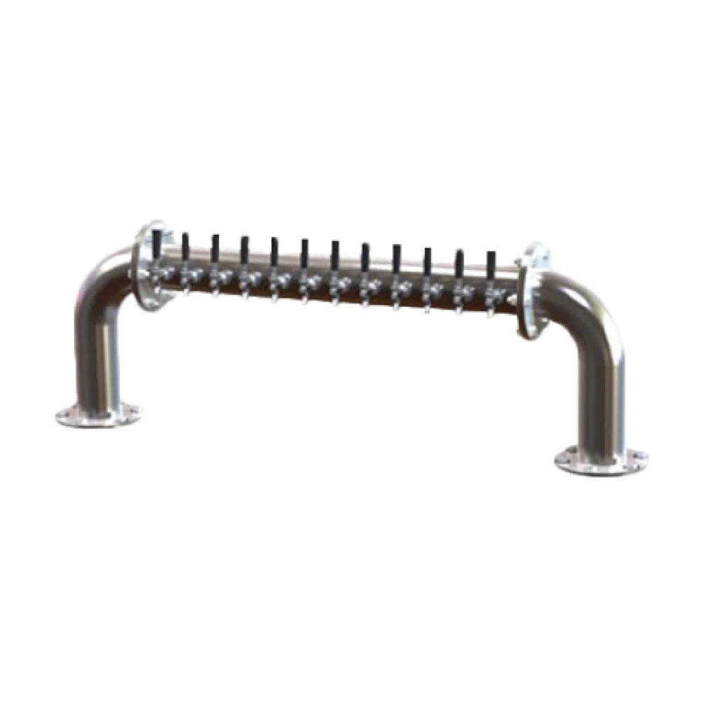 Perlick 4065-16 67-7/16 Inch Glycol Cooled Draft Beer Tower with 16 Faucets Stainless Steel Perlick 4065-16 67-7/16 Inch Glycol Cooled Draft Beer Tower with 16 Faucets Stainless Steel