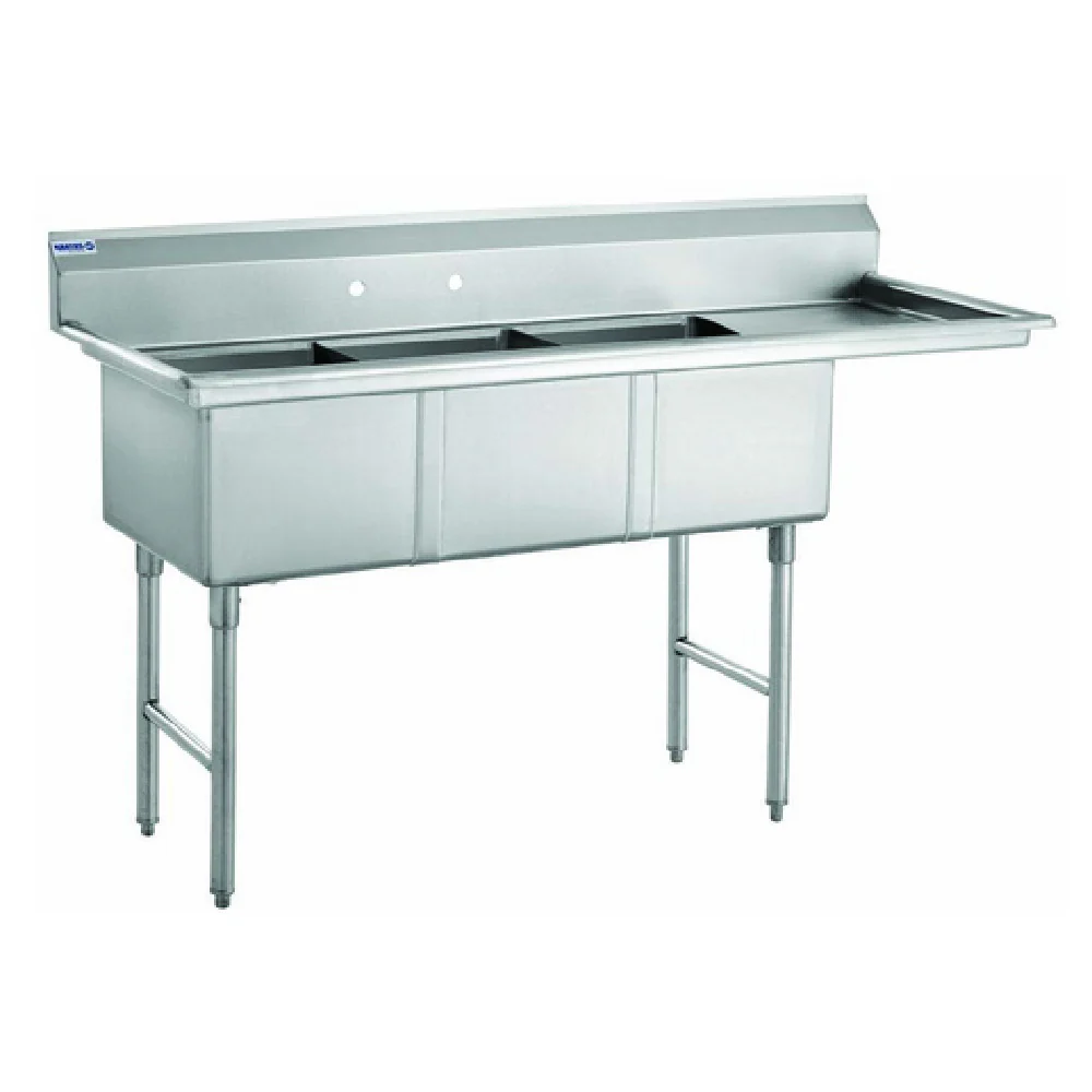 Hubert 85246 Kratos® 3 Compartment Sink 18 Ga 69 Hubert 85246 Kratos® 3 Compartment Sink 18 Ga 69