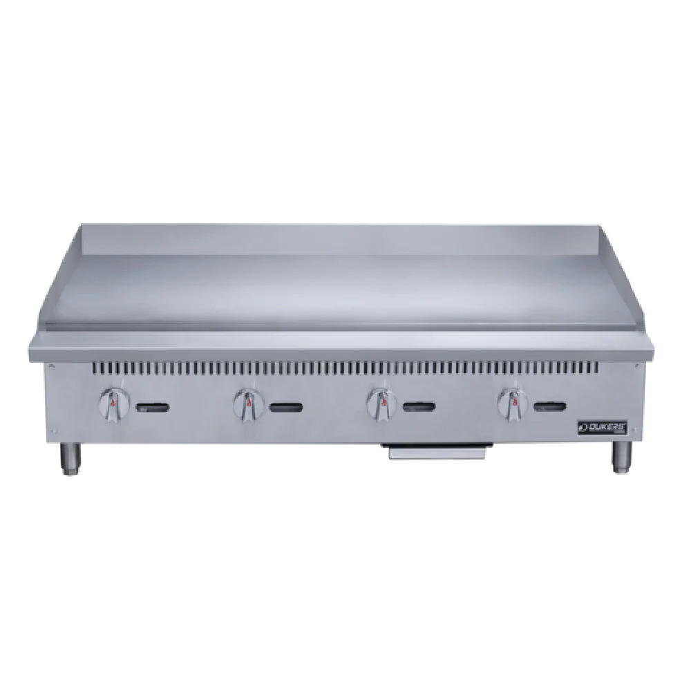 DCGM48 48 Inch Griddle Gas Countertop with 4 Burners 120000 BTU