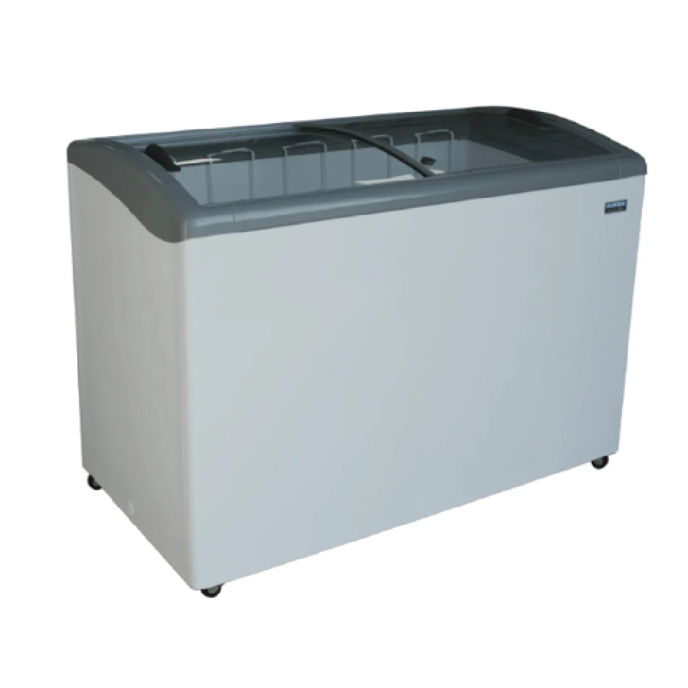 Ojeda NBH 51 50-6/10 Inch Ice Cream Merchandiser 9.43 Cubic Feet with Baskets and Casters