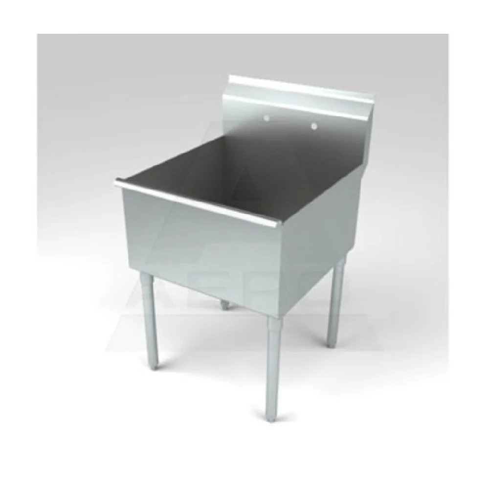 AERO Manufacturing 4S1-1830 30 Inch Economy Sink One Compartment with Stainless Steel AERO Manufacturing 4S1-1830 30 Inch Economy Sink One Compartment with Stainless Steel