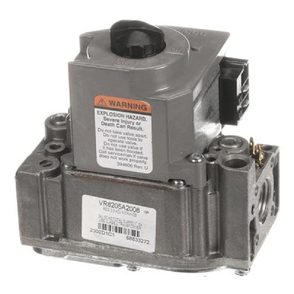 Wood Stone 70ROC-0004 Brass Gas Valve with Manual Control - Commercial Kitchen