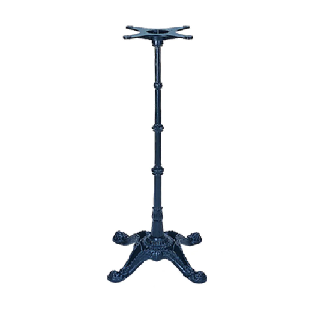 JMC Furniture TT-103 PUB 24 Inch Cross Base Cast Iron Table Base Indoor Use
