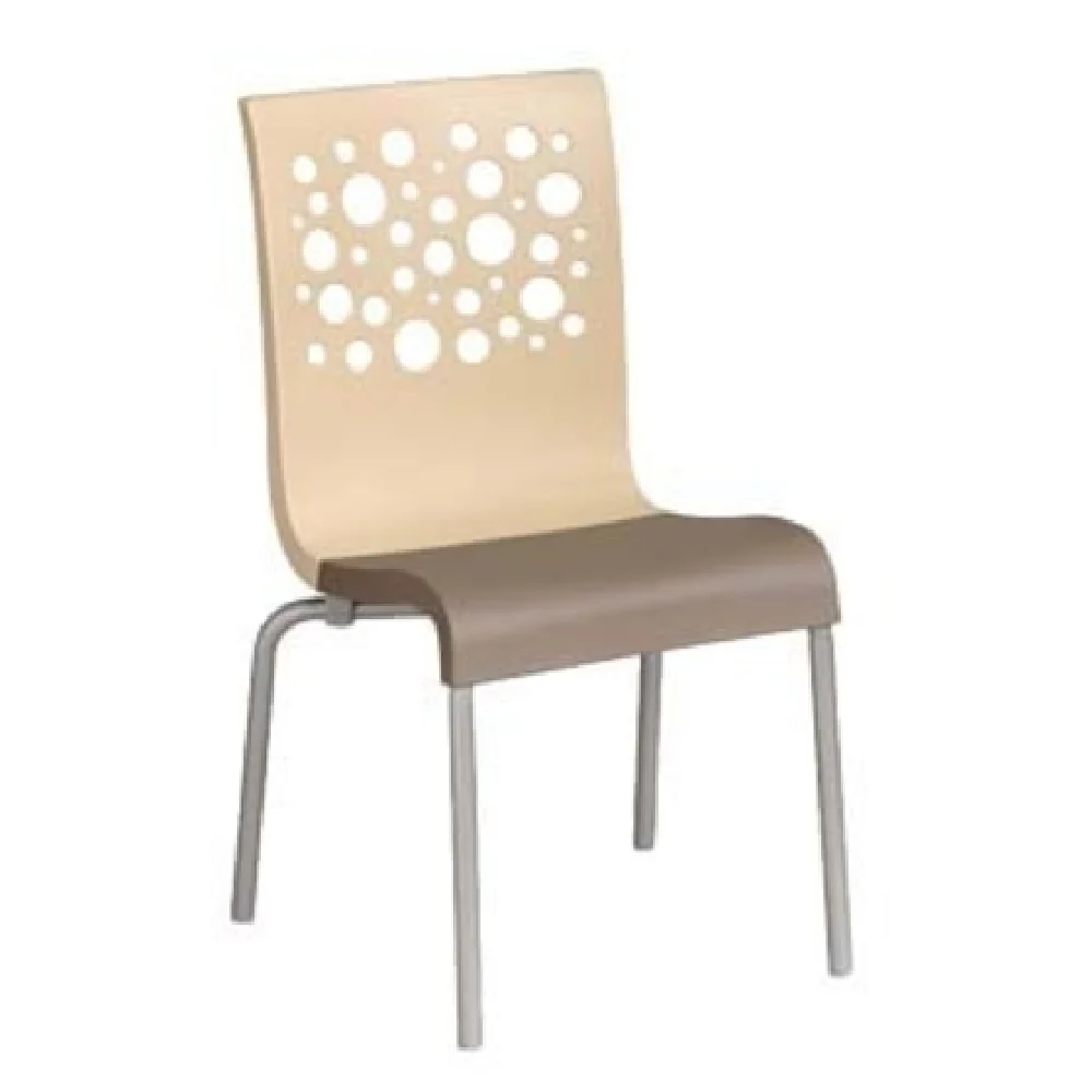 Grosfillex UT835413 21 Inch Side Chair Resin Back with Circles Cutout Grosfillex UT835413 21 Inch Side Chair Resin Back with Circles Cutout