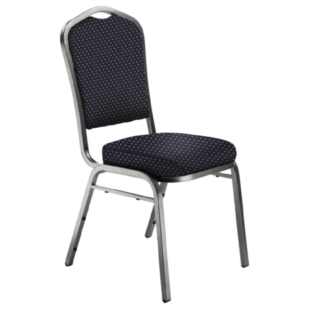 National Public Seating 9364-SV 17.75 Inch Indoor Stack Chair Padded Vinyl 300 lb Capacity