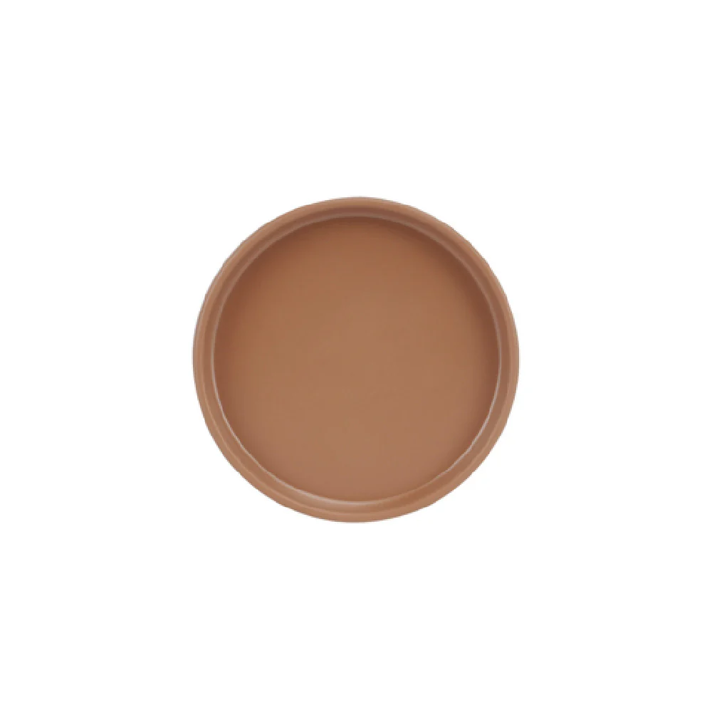 Cal Mil 22026-6-109 6 Inch Diameter Round Low Rim Plate Melamine Terra Cotta