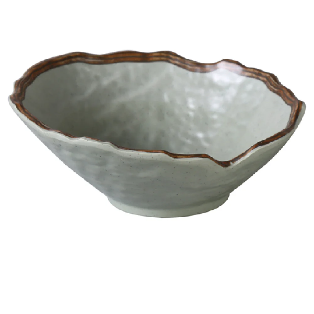 Yanco YO-5109 9 Inch Round Bowl 28 Oz Melamine Dishwasher Safe Matte Green