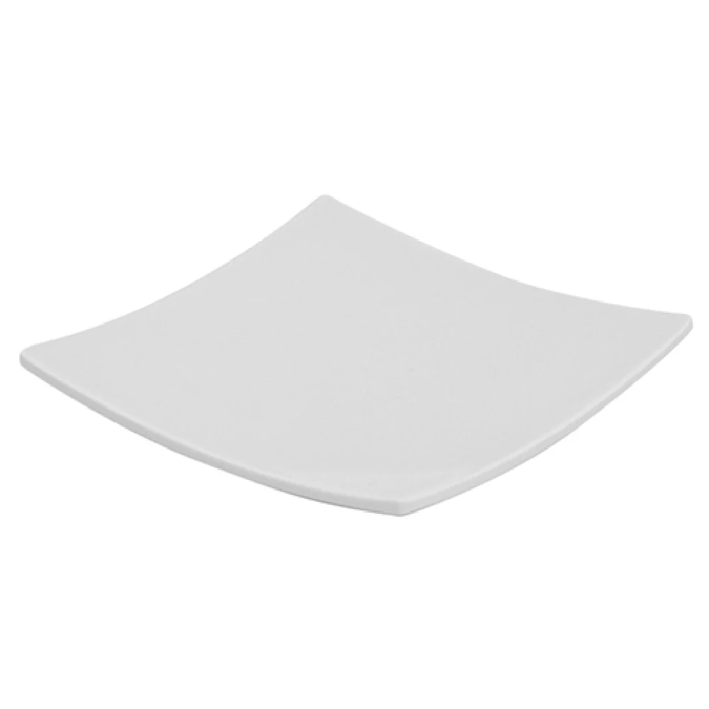 BauscherHepp T1640 4-1/8 Inch Square Concave Appetite Dish Melamine White BauscherHepp T1640 4-1/8 Inch Square Concave Appetite Dish Melamine White