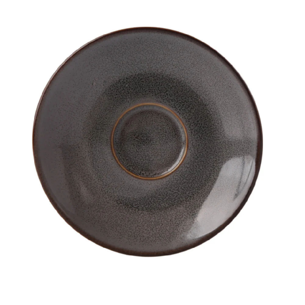 Yanco PK-002 5-3/4 Inch Diameter Round Glazed Porcelain Saucer Sold by Case Yanco PK-002 5-3/4 Inch Diameter Round Glazed Porcelain Saucer Sold by Case