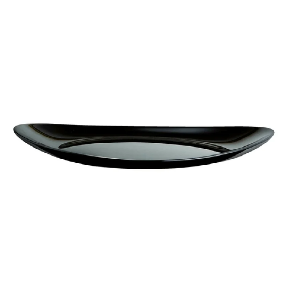 Arc Cardinal P1140 11.75 Inch Plate Glass Fluorosilicate Opal Black - 12 Packs Arc Cardinal P1140 11.75 Inch Plate Glass Fluorosilicate Opal Black - 12 Packs