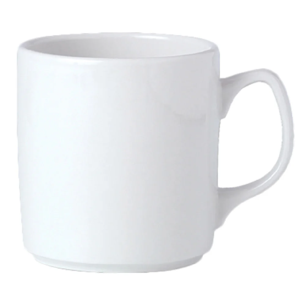 Steelite 11010183 12 Oz Atlantic Mug Alumina Vitrified Ceramic - 3 Dozen Packs