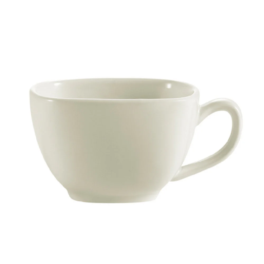 CAC China RE-SQ1 8 Oz Square Coffee Cup Dishwasher Microwave Safe 36 Packs