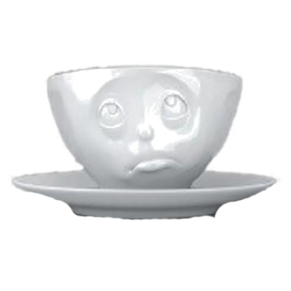 BauscherHepp 144005 6.6 Oz Porcelain Cup Embossed Design White 36 Packs/Bundles/Cases
