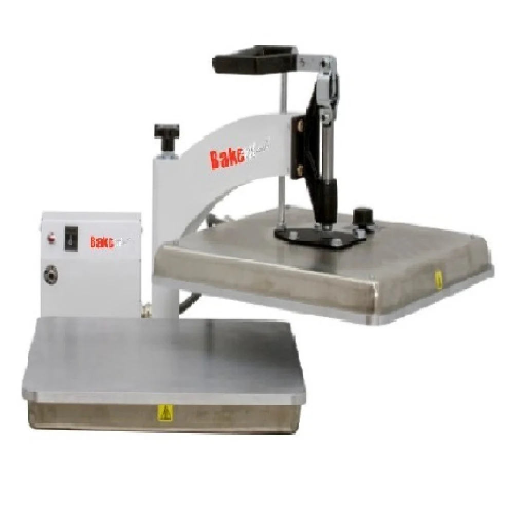 BakeMax BMTXM15 15 Inch Tortilla Dough Press Manual Dual Heat Stainless Steel
