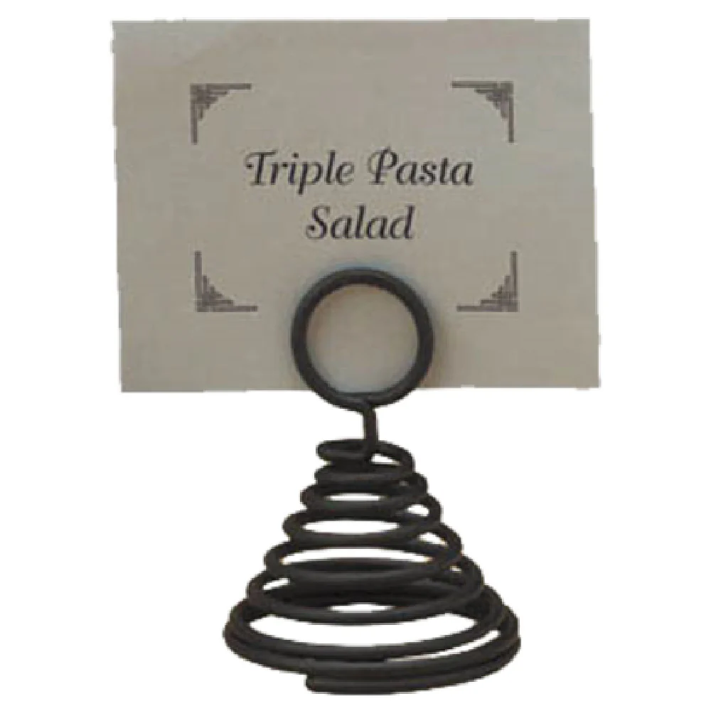American Metalcraft SNB2 3 Inch Number Holder Wire Loop Clip Black Metal Finish American Metalcraft SNB2 3 Inch Number Holder Wire Loop Clip Black Metal Finish