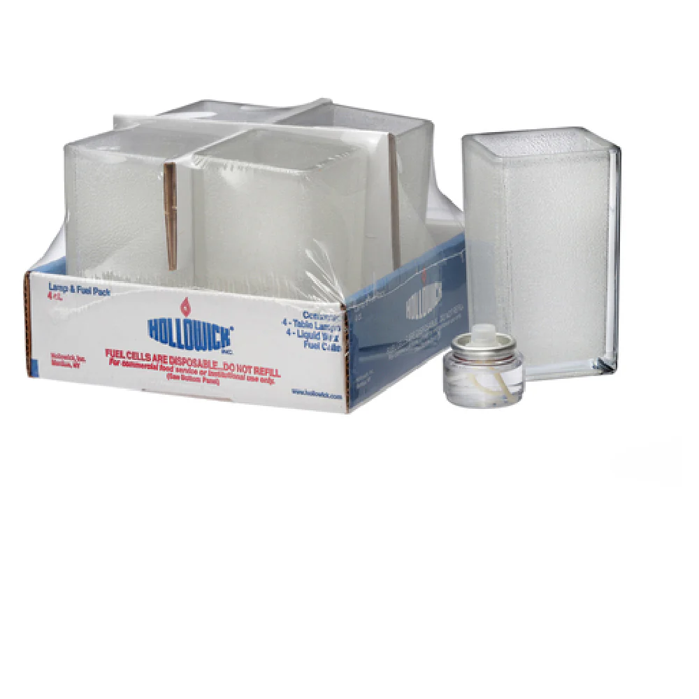 Hollowick 6109CJ-4 2.5 Inch Votive Lamp with Glass Clear Jewel Design