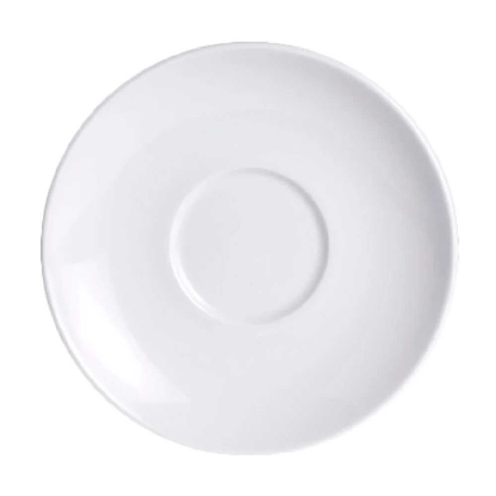 Steelite 6334P475 5-1/2 Inch Round Banquet Saucer Porcelain