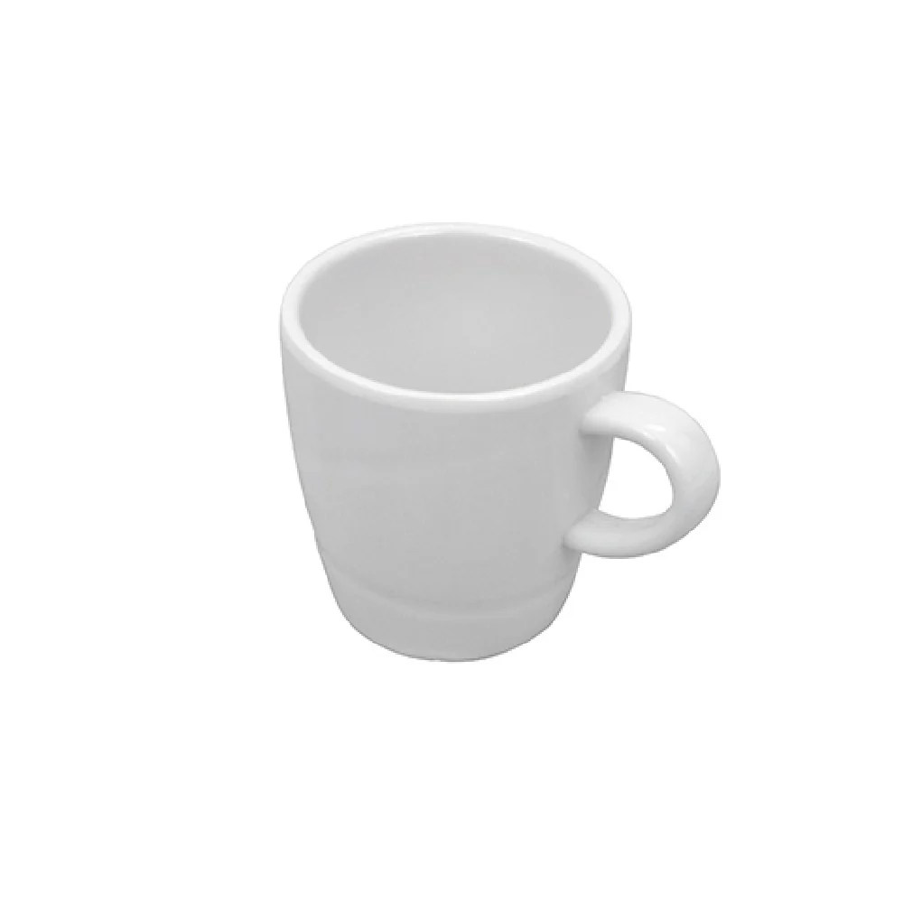 BauscherHepp T4816 4-1/16 Oz Dishwasher Safe White Melamine Espresso Cup