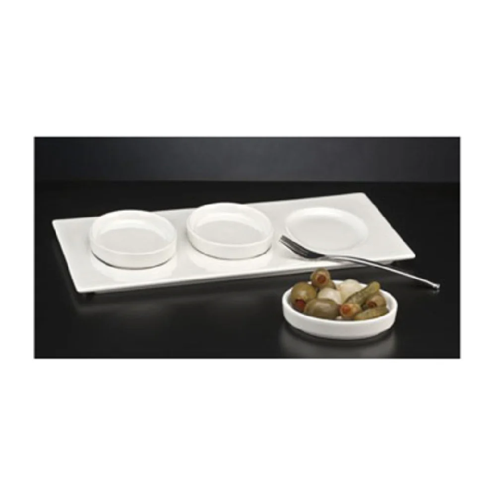 Libbey 905356916 1-1/2 Oz Sauce Dip Bowl Porcelain White Oval Stackable Libbey 905356916 1-1/2 Oz Sauce Dip Bowl Porcelain White Oval Stackable