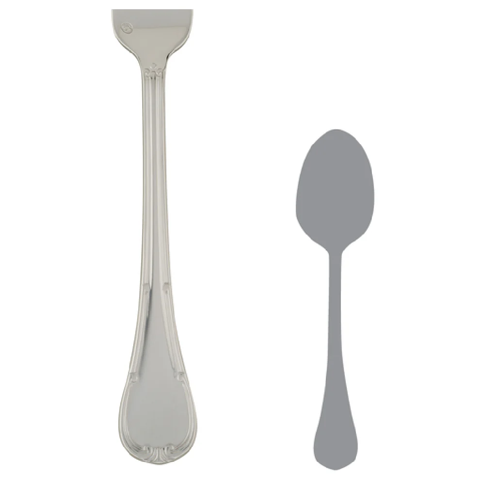 Steelite 5513J003 7-1/4 Inch Dessert Spoon Polished 18/10 Stainless Steel