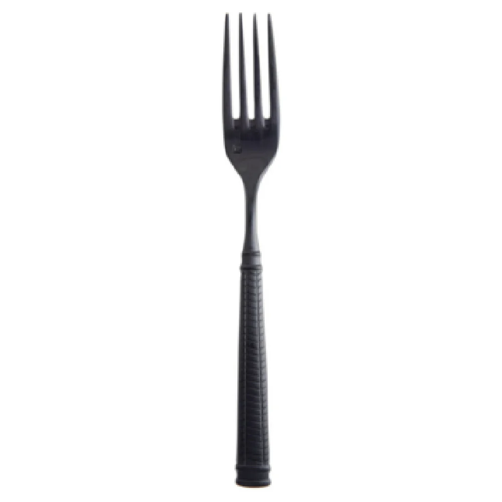 Fortessa 1.6B.134.00.002 8.1 Inch Dinner Fork Brushed 18/10 Stainless Steel Black