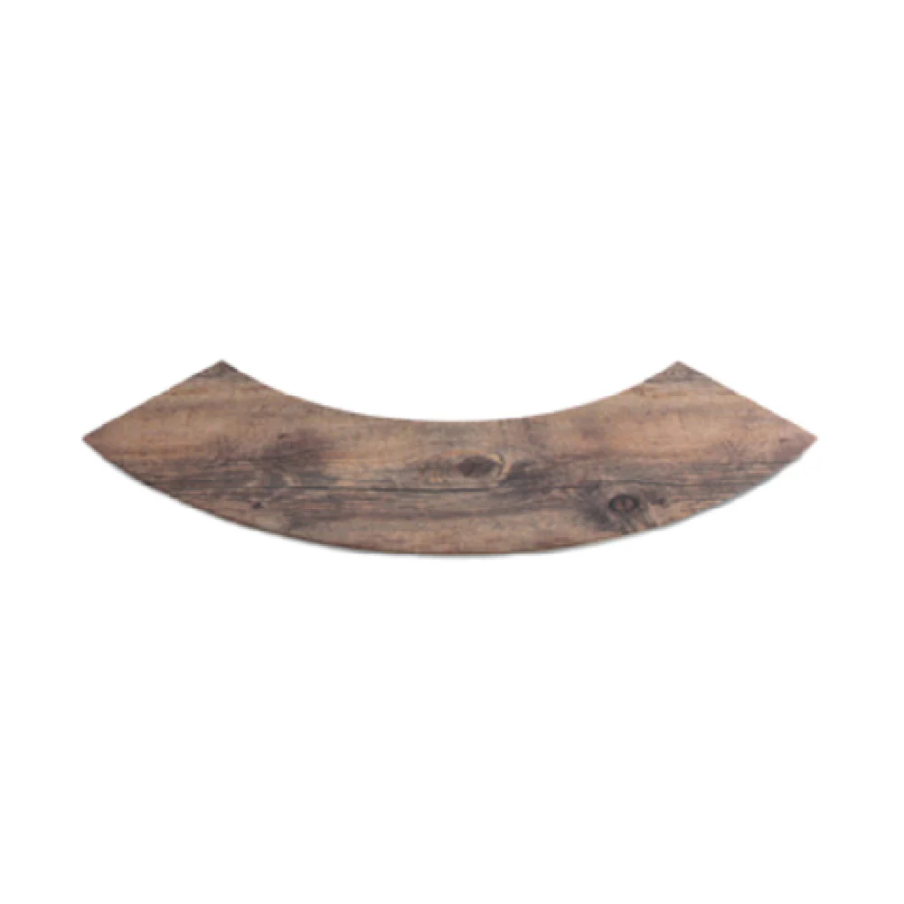 GET Enterprises M521QR-DW 21 Inch Display Riser Melamine Quarter Circle with Faux Driftwood Finish GET Enterprises M521QR-DW 21 Inch Display Riser Melamine Quarter Circle with Faux Driftwood Finish