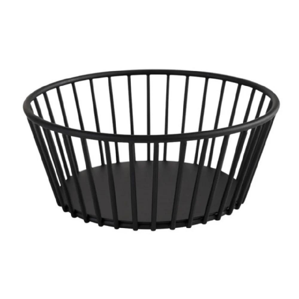 Libbey APS 30410 6-5/8 Inch Diameter Round Basket Metal with Non-slip Feet Libbey APS 30410 6-5/8 Inch Diameter Round Basket Metal with Non-slip Feet