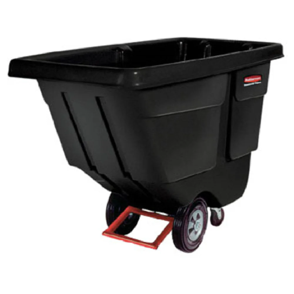 Rubbermaid FG131400BLA 33 Inch Rotational Molded Tilt Truck Utility Duty Black