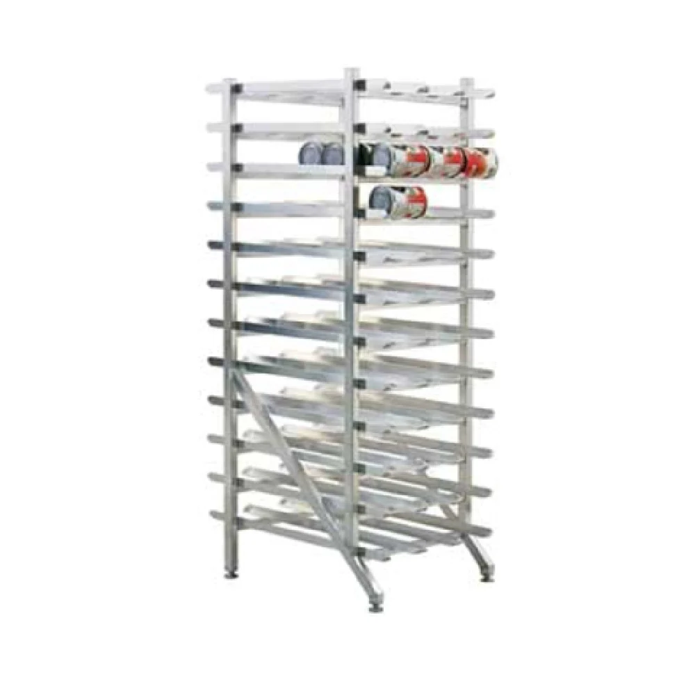 New Age Industrial 1254 25 Inch Can Storage Rack Aluminum Stationary with Adjustable Feet New Age Industrial 1254 25 Inch Can Storage Rack Aluminum Stationary with Adjustable Feet