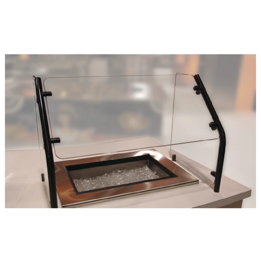 Advance Tabco AFS-60 60 Inch Food Shield Sneeze Guard Fixed Glass Stainless Steel Advance Tabco AFS-60 60 Inch Food Shield Sneeze Guard Fixed Glass Stainless Steel
