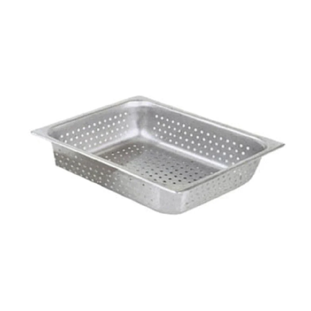 Admiral Craft PP-200H2 10 Inch Perforated Steam Table Pan 24 Gauge Stainless Steel