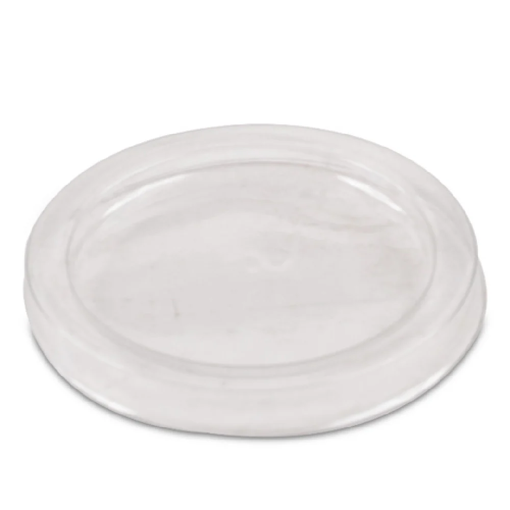 JB Prince RB282 2.5 Inch Clear Plastic Lid for Yogurt Jar Polyethylene Pack of 300