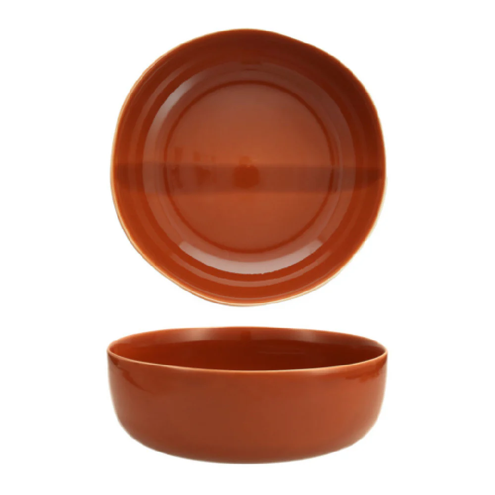 Fortessa 8200.SVEL.TC.06 9 Inch Svelte Terracotta Bowl 67.6oz Vitrified Stoneware Fortessa 8200.SVEL.TC.06 9 Inch Svelte Terracotta Bowl 67.6oz Vitrified Stoneware