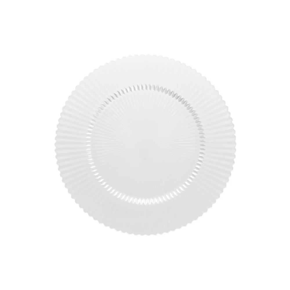 Fortessa ARCHIE.CL.13 Archie Clear Glass Charger Plate 12.8 Fortessa ARCHIE.CL.13 Archie Clear Glass Charger Plate 12.8