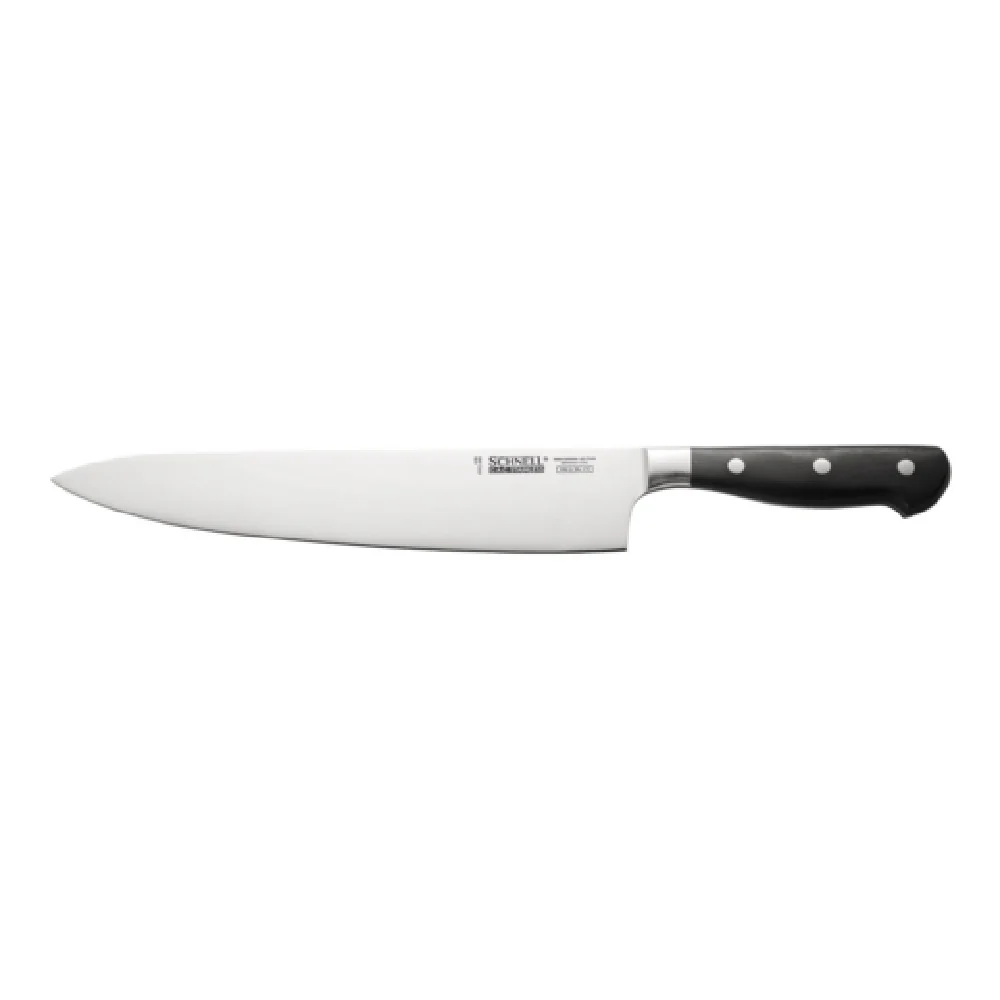 CAC China KFCC-G102 10 Inch Blade Forged Chef Knife Black Handle Ice Tempered