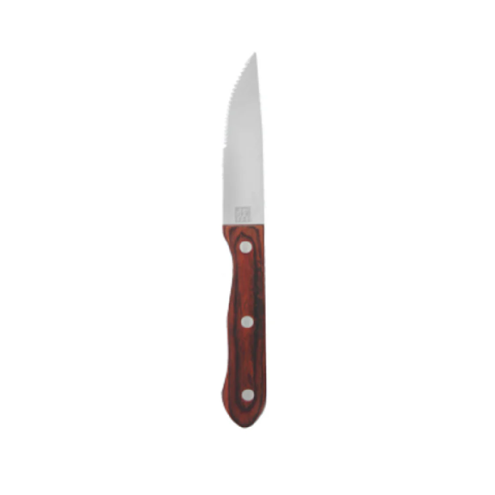 Zwilling 39042-000 4-1/2 Inch Blade 12-piece Jumbo Steak Knife Set with Wood Handle