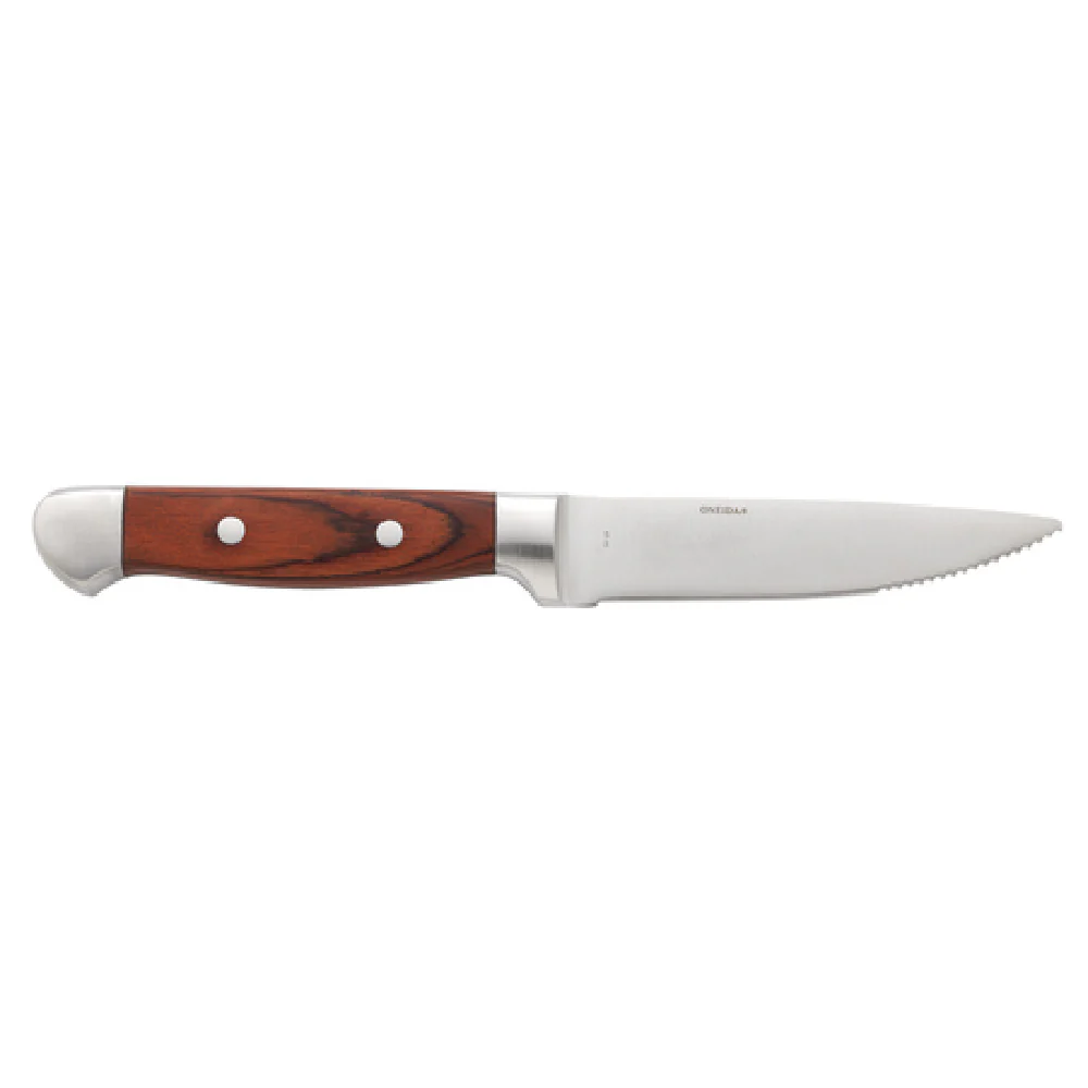1880 Hospitality B907KSSFW 10-1/4 Inch Corrosion Resistant Steak Knife Wood Handle