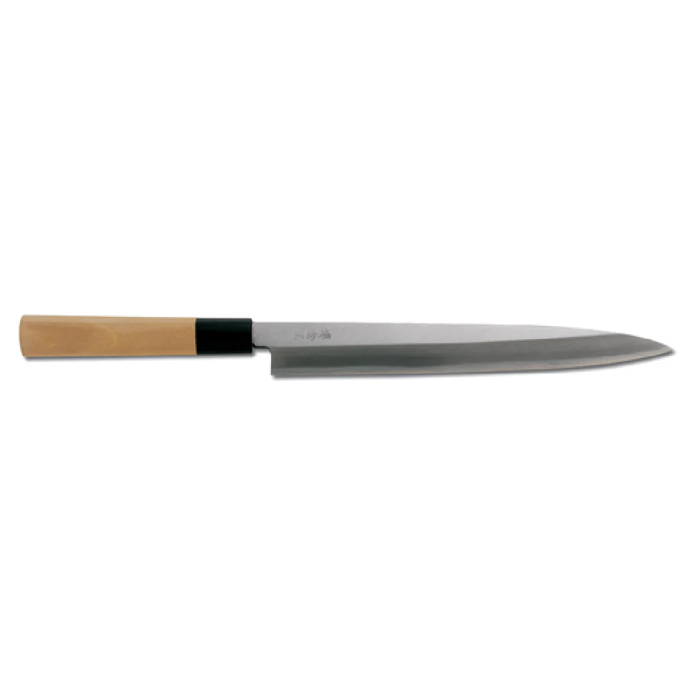 JB Prince Y800 24 9-1/2 Inch Blade Length Forged Kanemasa Sashimi Knife Wood Handle JB Prince Y800 24 9-1/2 Inch Blade Length Forged Kanemasa Sashimi Knife Wood Handle