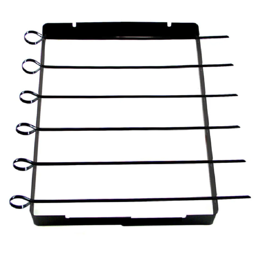 Chef Master 02007Y 16 Inch Deluxe Shish Kabob Set with 6 Non-stick Metal Skewers Chef Master 02007Y 16 Inch Deluxe Shish Kabob Set with 6 Non-stick Metal Skewers
