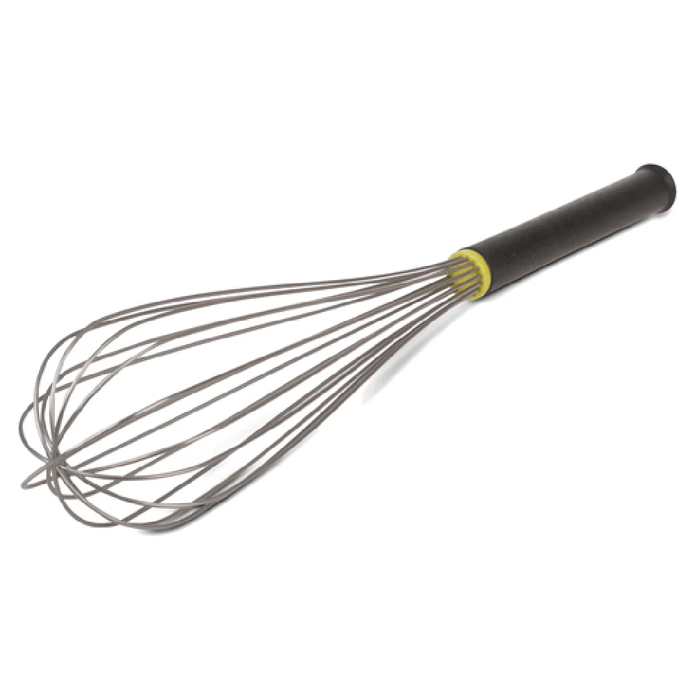JB Prince U600 16 16 Inch Whisk Piano Whip Textured Handle Stainless Steel Black JB Prince U600 16 16 Inch Whisk Piano Whip Textured Handle Stainless Steel Black