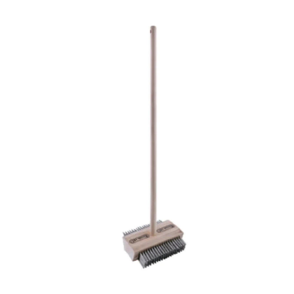 Chef Master 90043DH 7-3/4 Inch Grill Brush Heavy Duty with 48 Inch Handle and Wood Chef Master 90043DH 7-3/4 Inch Grill Brush Heavy Duty with 48 Inch Handle and Wood