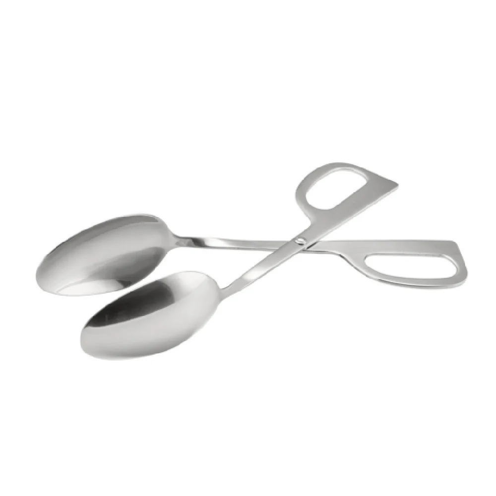 CAC China STG2-10D 10 Inch Double Spoon Scissor Tongs Stainless Steel CAC China STG2-10D 10 Inch Double Spoon Scissor Tongs Stainless Steel