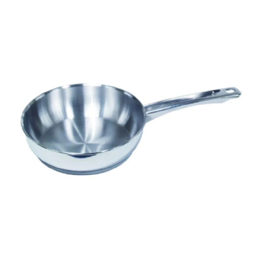 Crestware SSFRY09 9 Inch Hollow Non-heat Handle Fry Pan Induction Ready and Stainless Steel Crestware SSFRY09 9 Inch Hollow Non-heat Handle Fry Pan Induction Ready and Stainless Steel