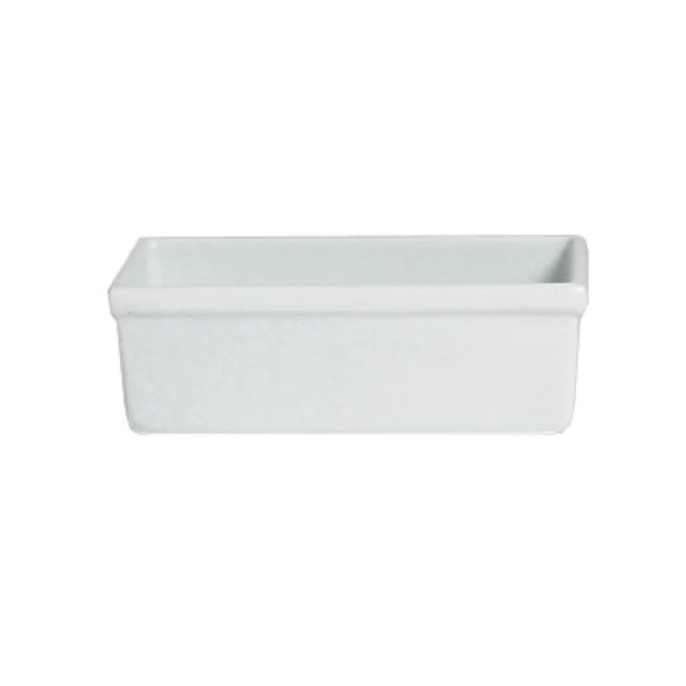 GET Enterprises IU014CH 236-3/4 Oz Rectangular Salad Bar Bowl Aluminum Brown