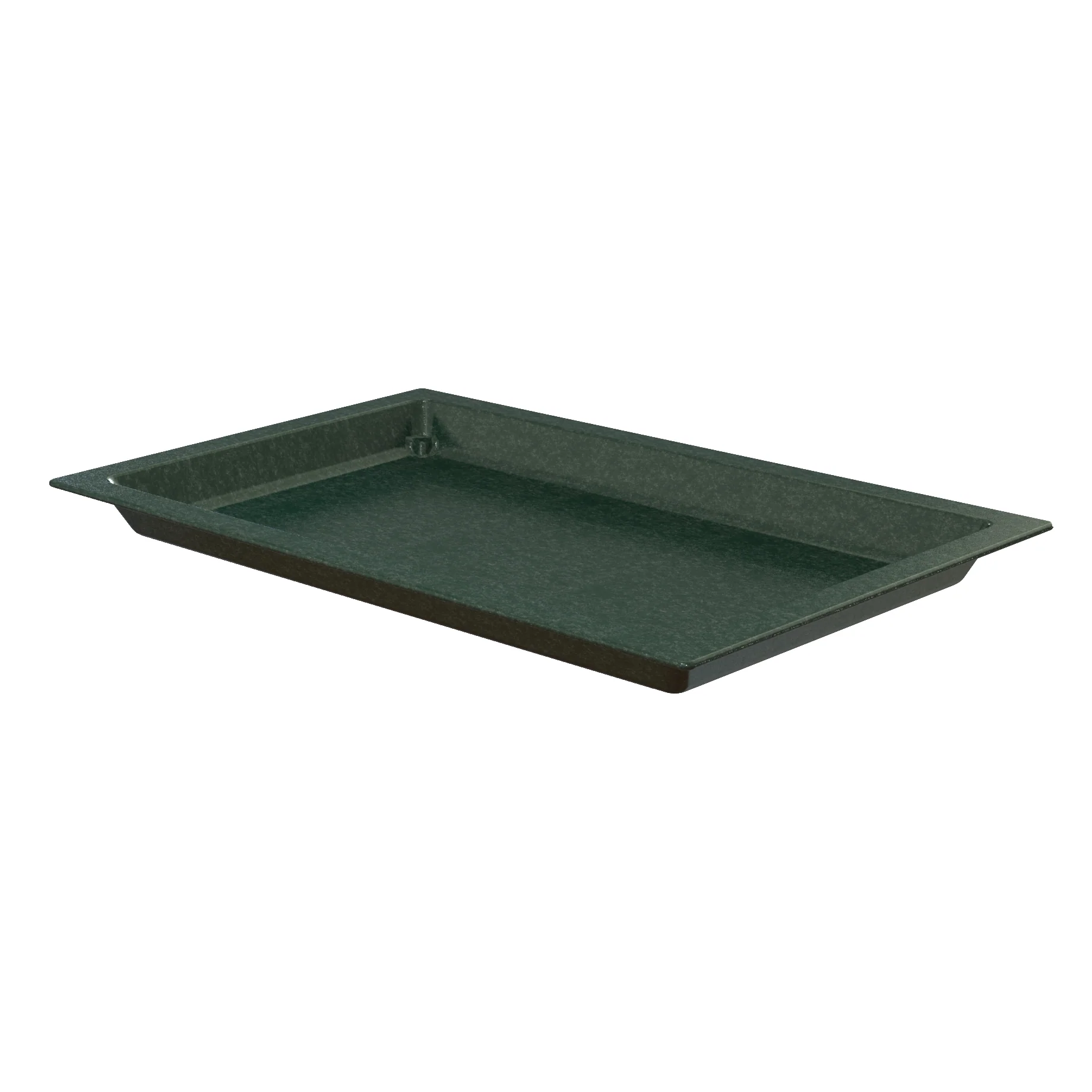 Tablecraft CW4048HGNS 21 Inch Full Size 4 Quart Food Pan Cold Holding Cast Aluminum Hunter Green